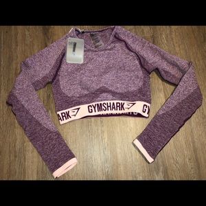 Long Sleeve Flex Gymshark Crop Top